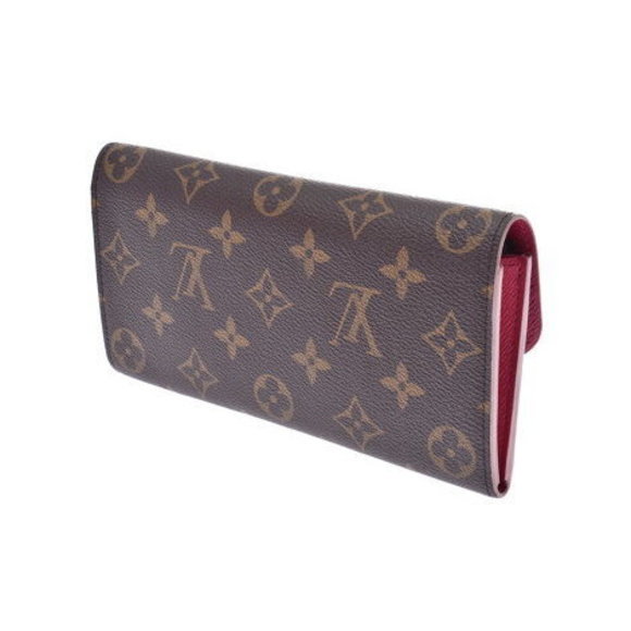 Louis Vuitton Monogram Portefeuille Emily Flower Rose Ballerine Leather - Picture 2 of 12